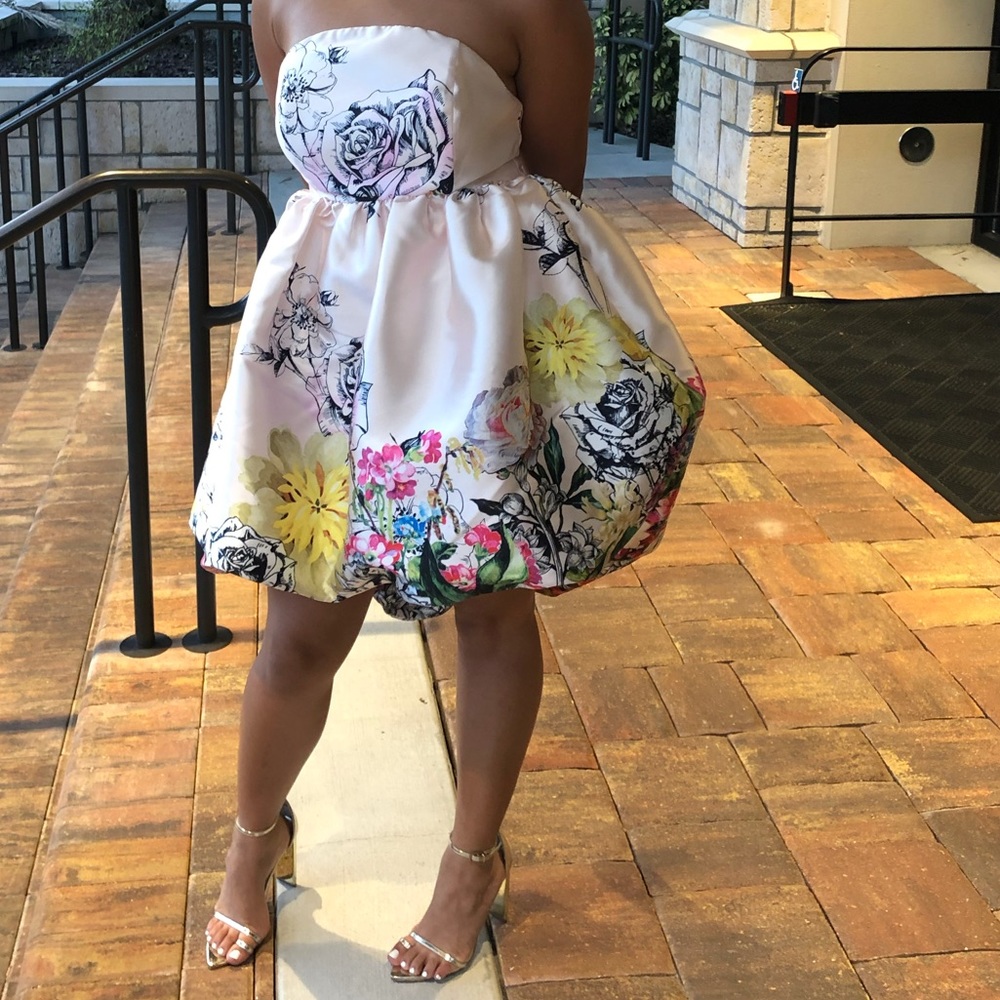 Satin Bubble Dress